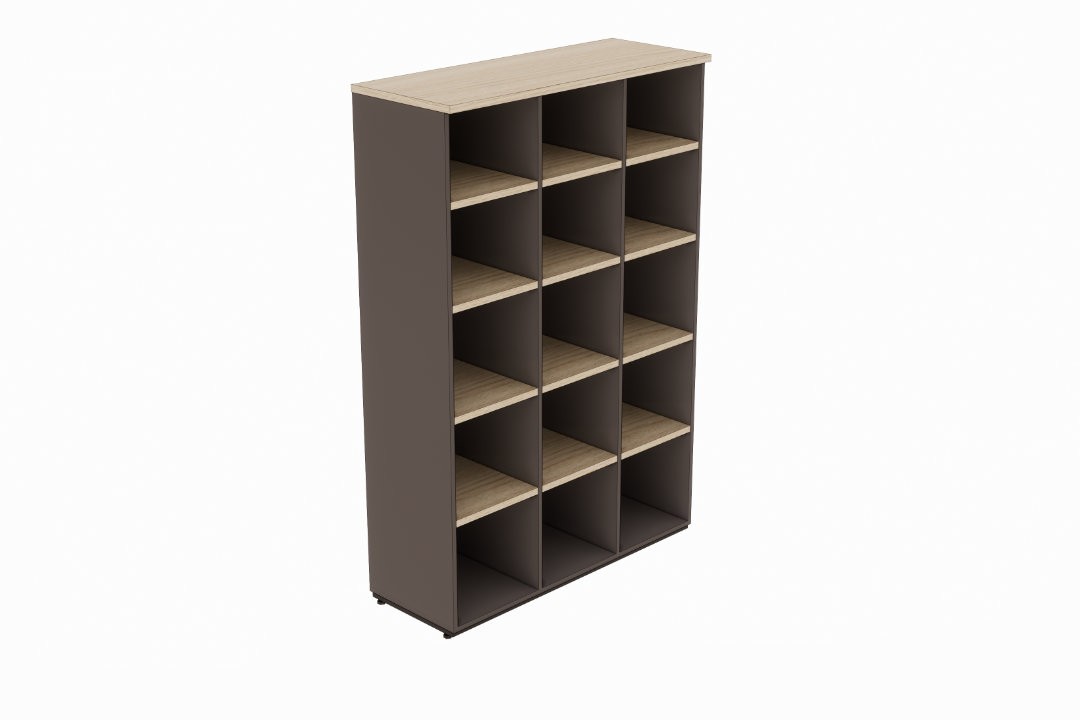 Estante de escritório com nichos extra alta Versatile